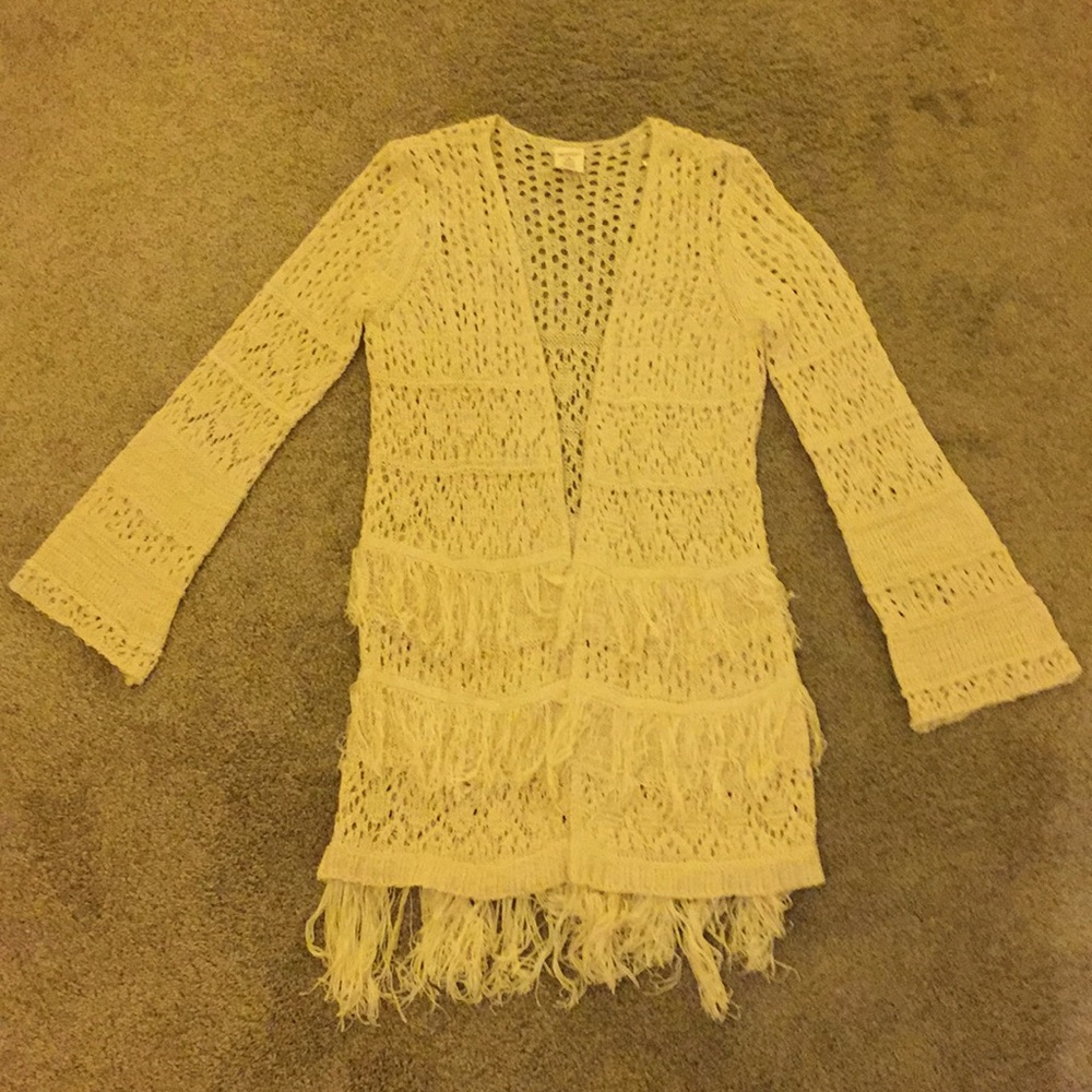 2 girl’s cardigan sweaters-10/12